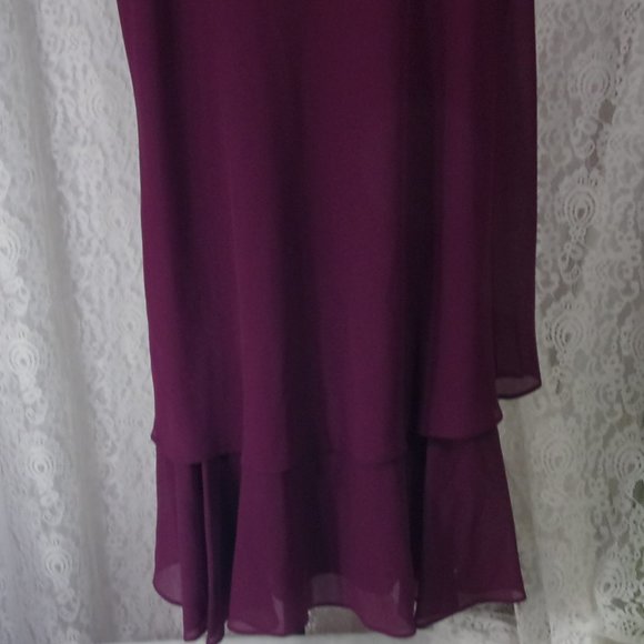 Draper's and Damon Jacket Dress Wineberry NWOT Size 12 - Picture 3 of 4